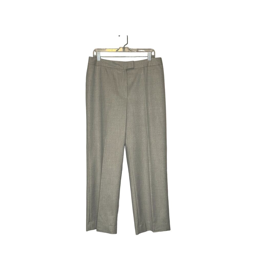 Albert Nipon Shimmery Tan Pant Blazer Suit Size 12 - image 6